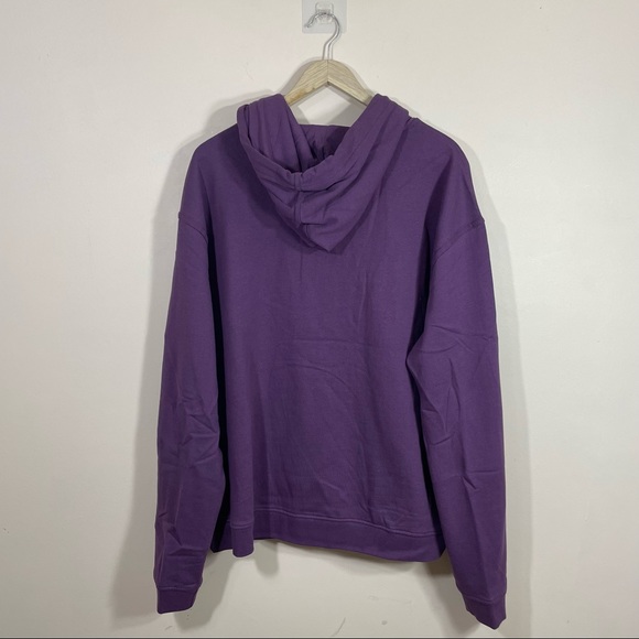 Urban Outfitters Standard Cloth Foundation Hoodie Sweatshirt Purple - Picture 8 of 11